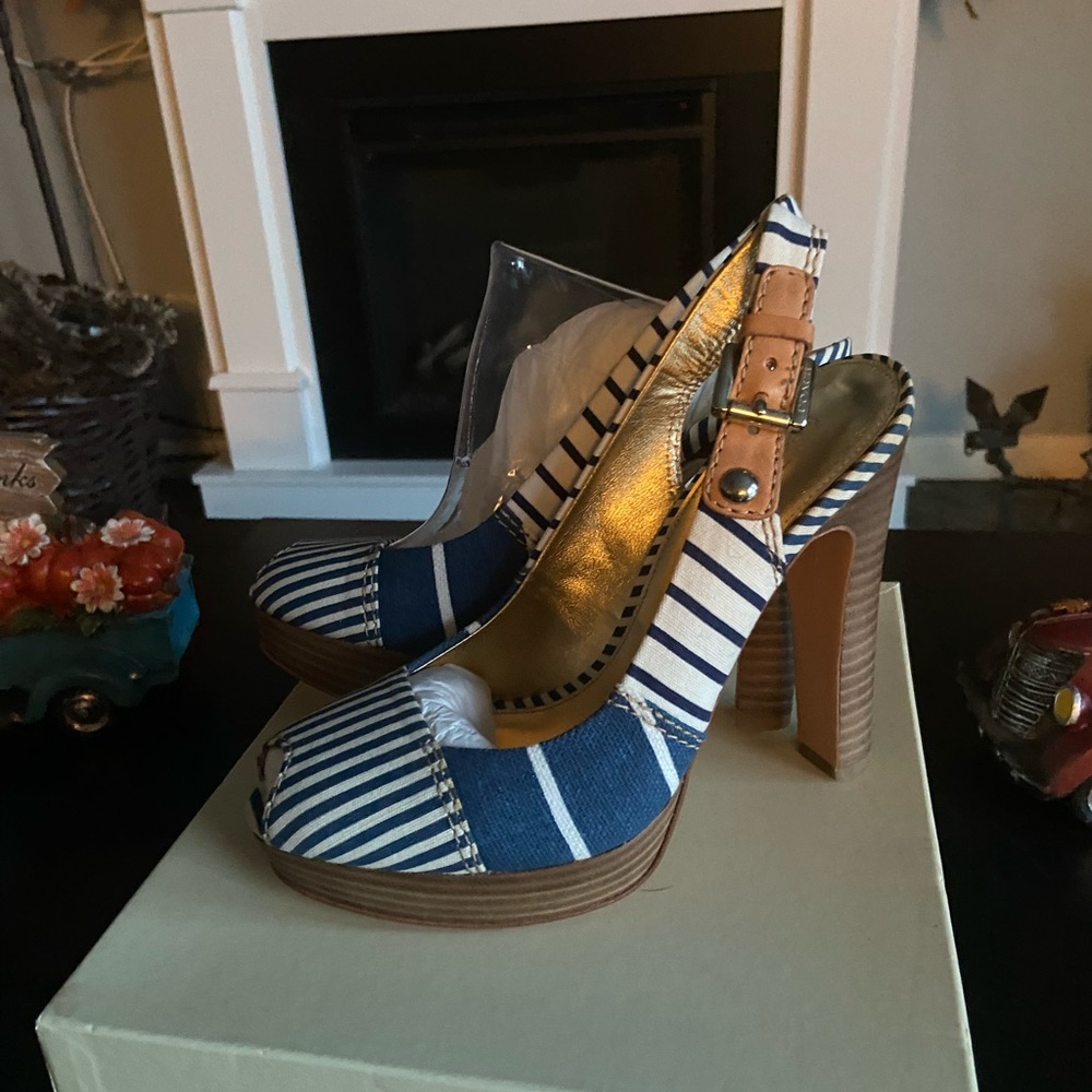 Coach striped patchwork